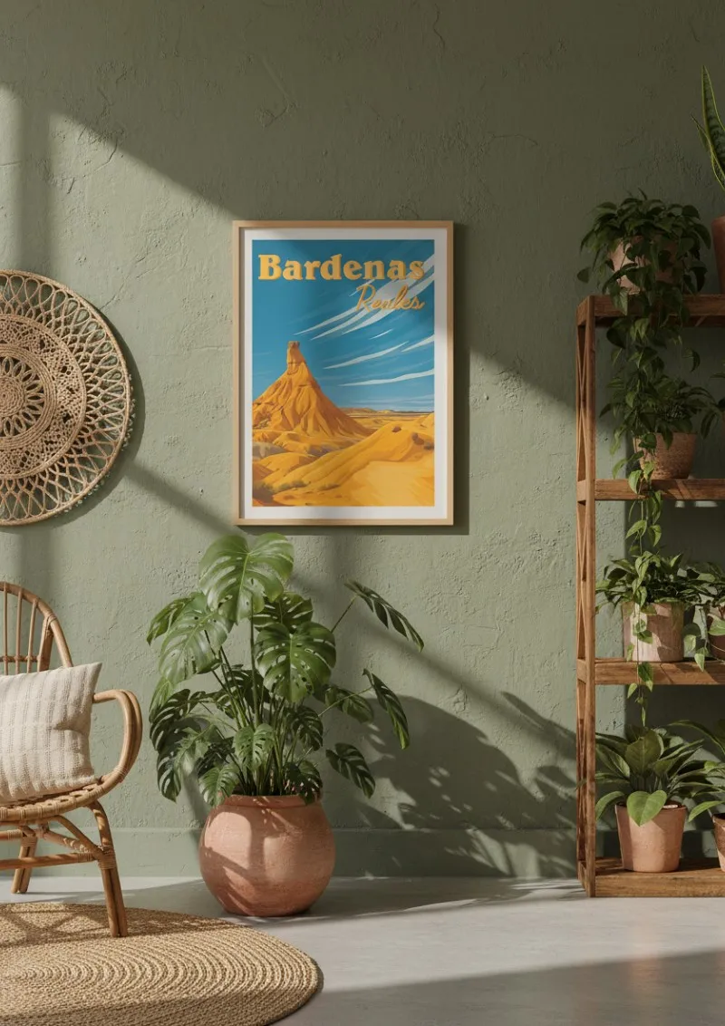 Affiche Bardenas Reales -  Désert d’Espagne (3)