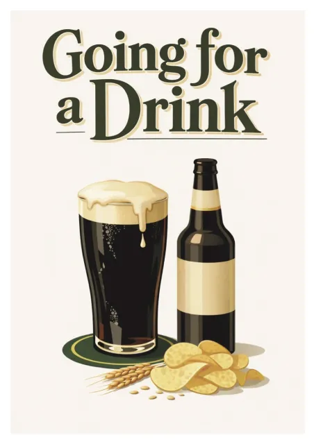 Aperitivo Hour Poster - British Pub Mood