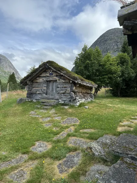 Affiche Norvège - Chalet norvégien (5)