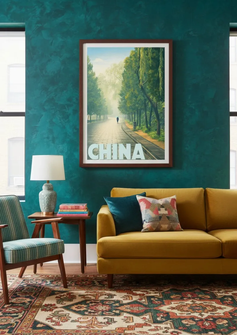 Affiche Chine - Brume à Shaolin (4)