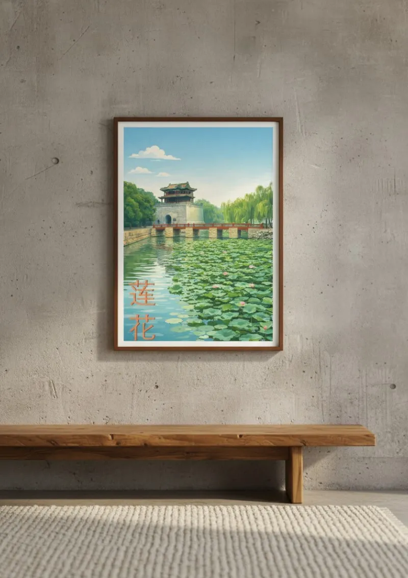 China Poster - Lotus in Beijing (3)