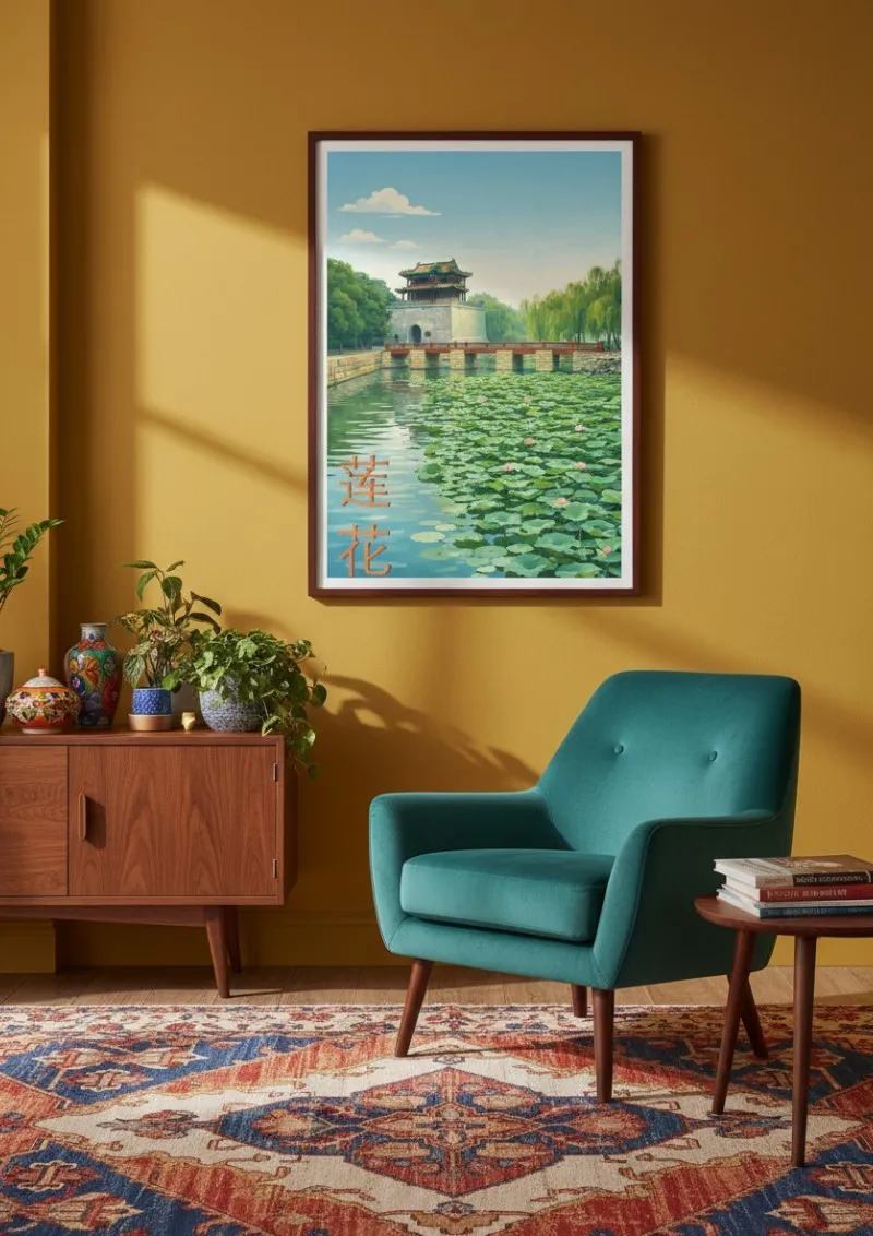 China Poster - Lotus in Beijing (4)