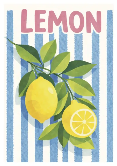Affiche Citron - Soleil d’Italie