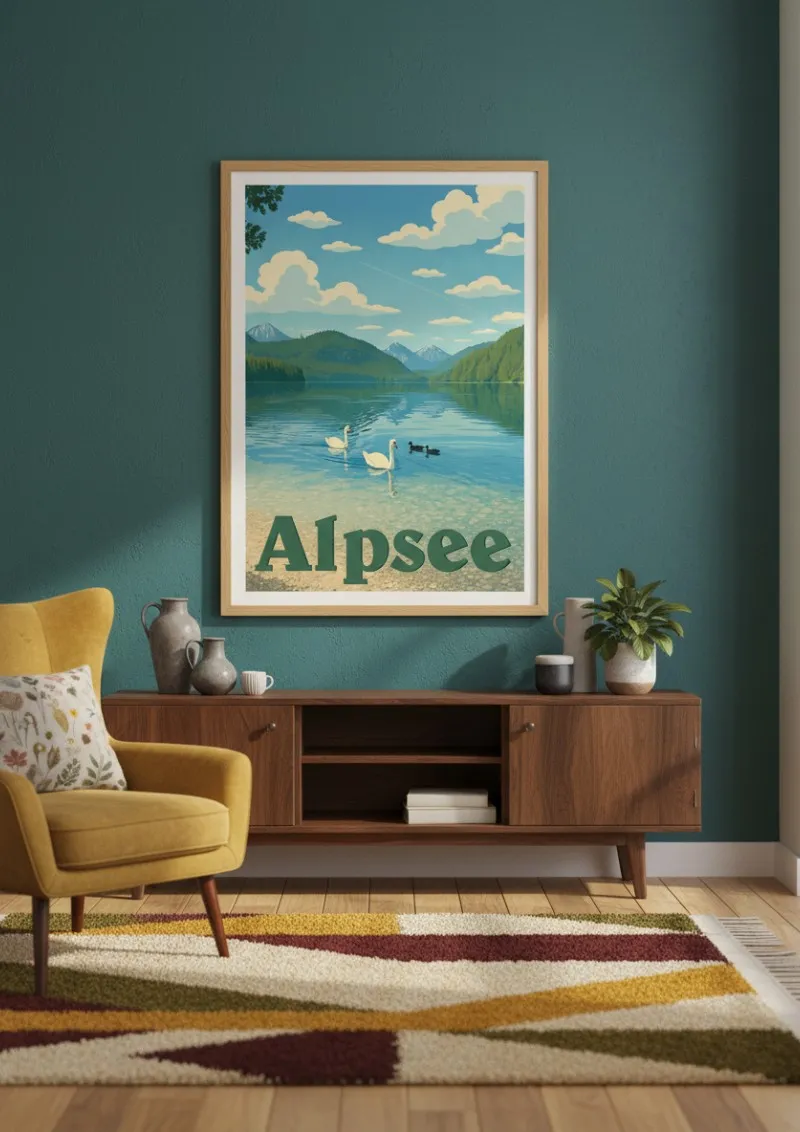 Affiche Alpsee -  Le calme des eaux bavaroises (4)