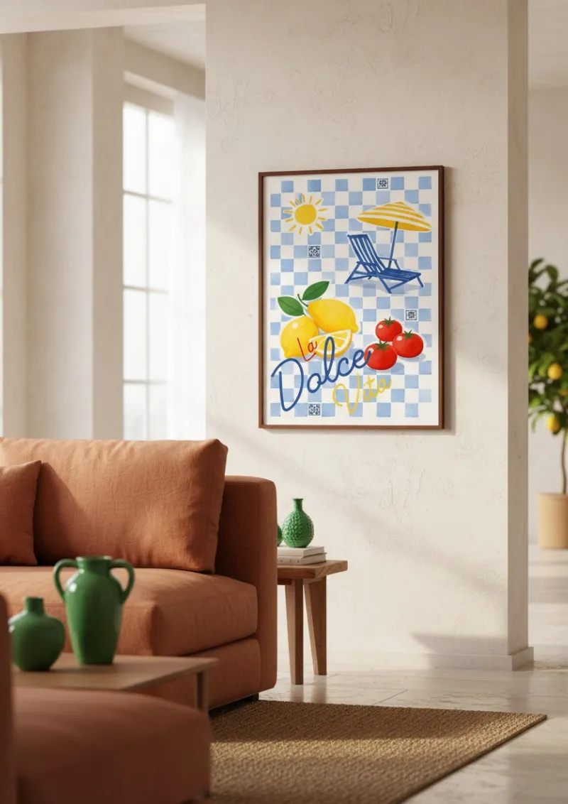 Affiche Dolce Vita - Esprit Côte Amalfitaine (3)