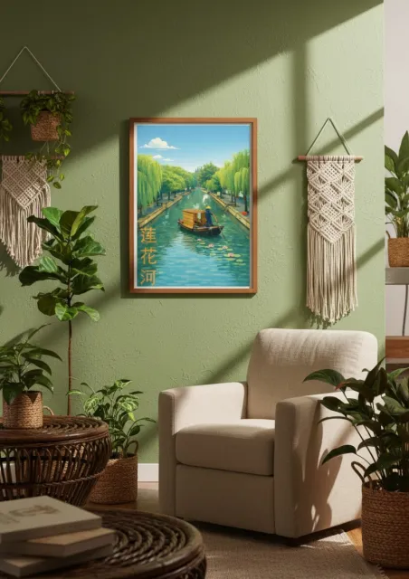 Affiche Chine - La Petite Venise Chinoise Zhujiajiao (2)