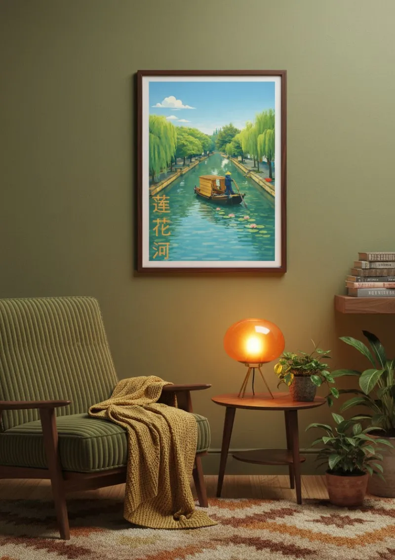 Affiche Chine - La Petite Venise Chinoise Zhujiajiao (4)