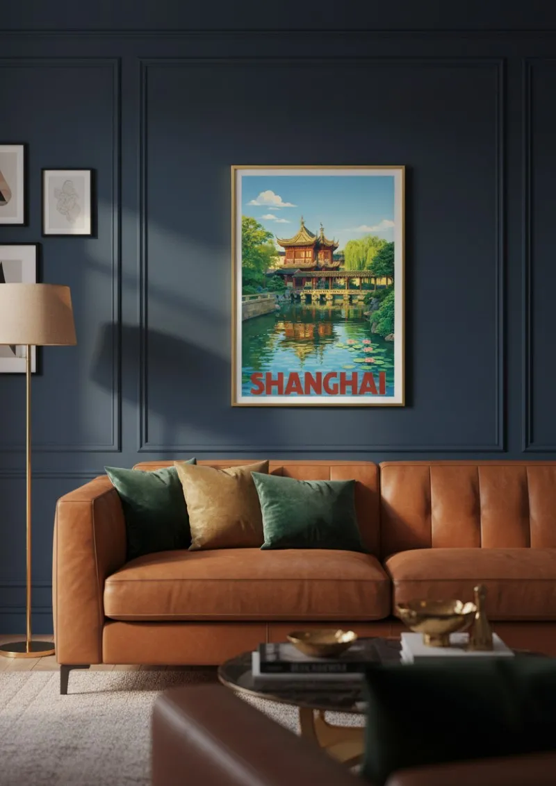 China Poster - Shanghai Yu Garden (4)