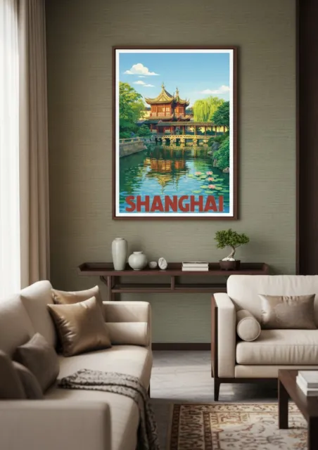 Affiche Chine - Shanghai Yu Garden (2)