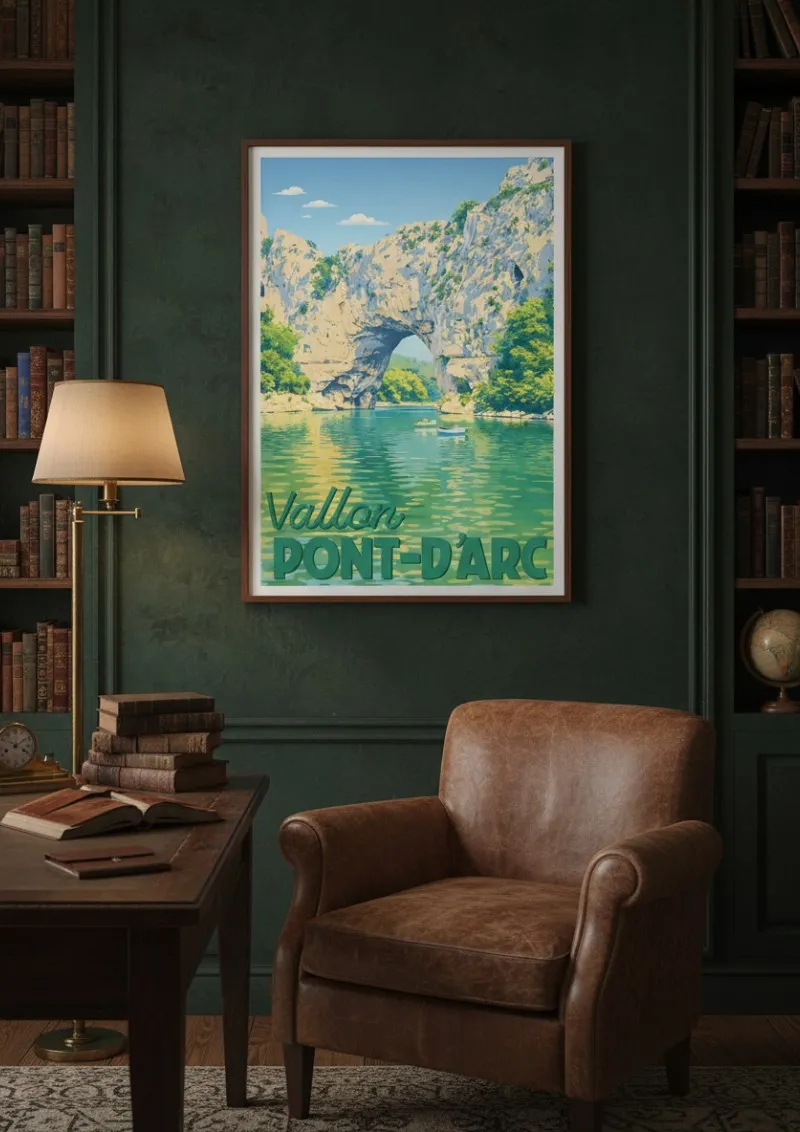 Affiche Ardèche - Vallon-Pont-d'Arc (3)