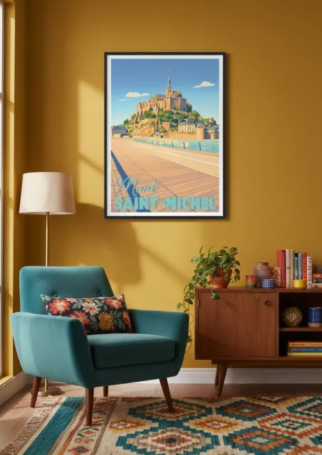 Affiche Bretagne - Mont-Saint-Michel (2)