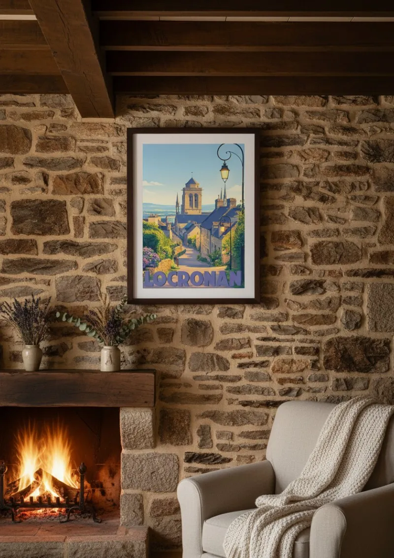 Affiche Bretagne - Locronan (3)