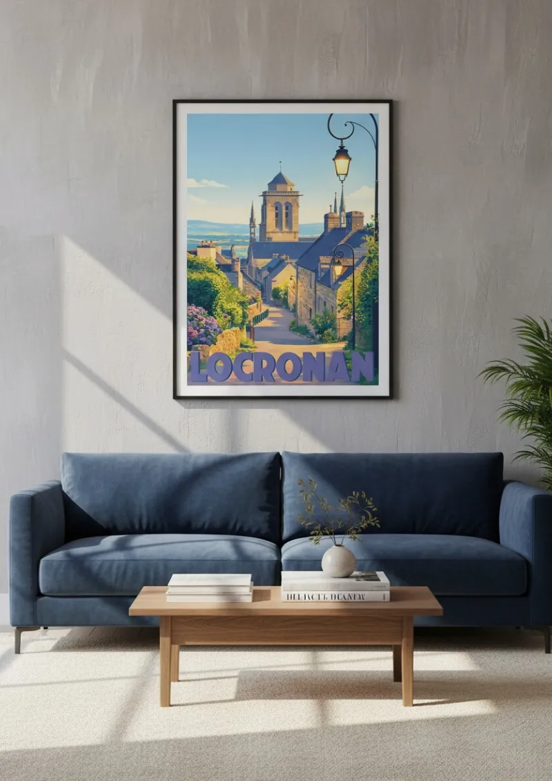 Affiche Bretagne - Locronan (4)