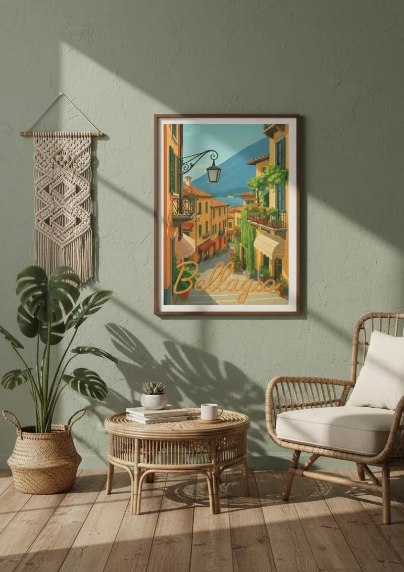 Affiche Bellagio -  Lac de Côme (3)