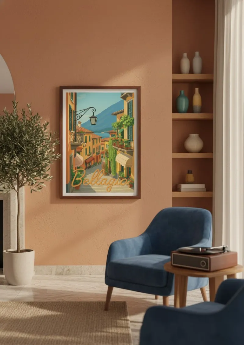 Affiche Bellagio -  Lac de Côme (2)