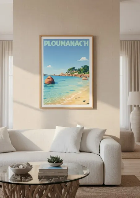 Affiche Bretagne - Ploumanac’h (2)