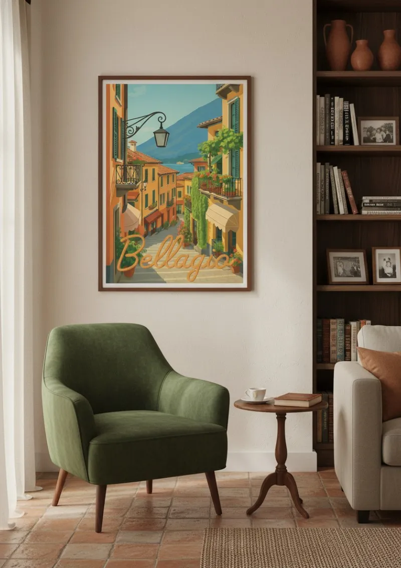Affiche Bellagio -  Lac de Côme (4)