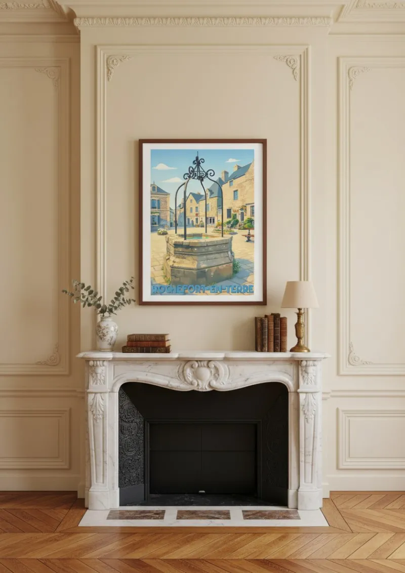 Affiche Bretagne - Rochefort-en-Terre (2)
