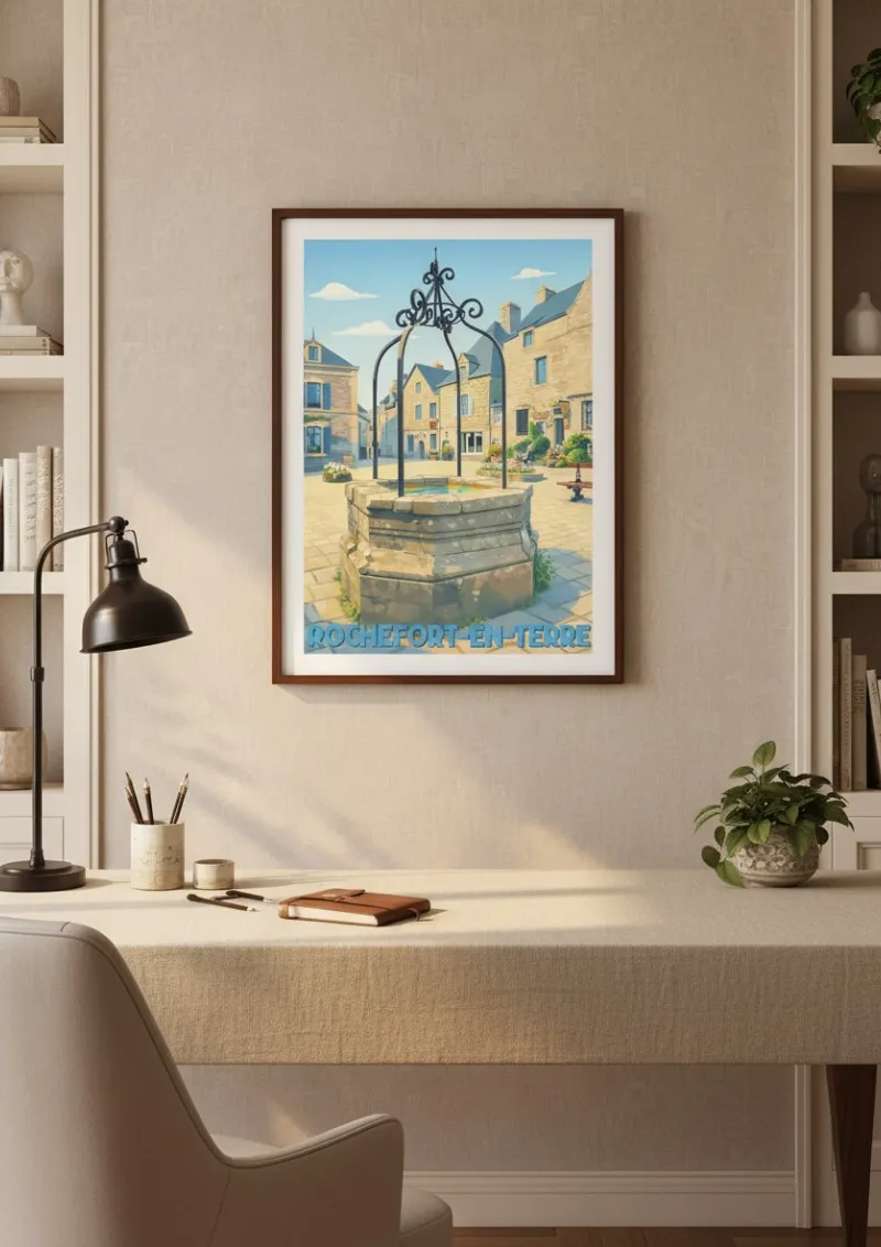 Affiche Bretagne - Rochefort-en-Terre (4)