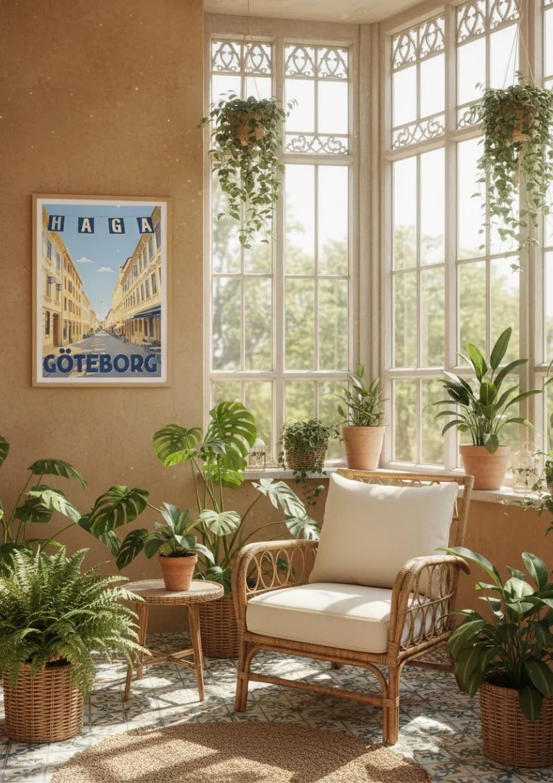 Affiche Suède Göteborg - Quartier Haga (4)