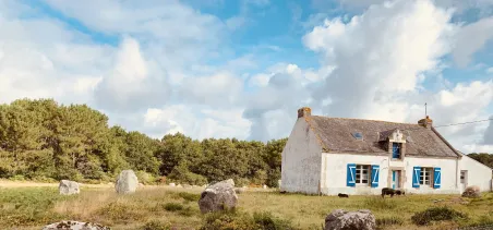 Poster Belle-Ile-en-Mer - Breton House & Menhirs (5)