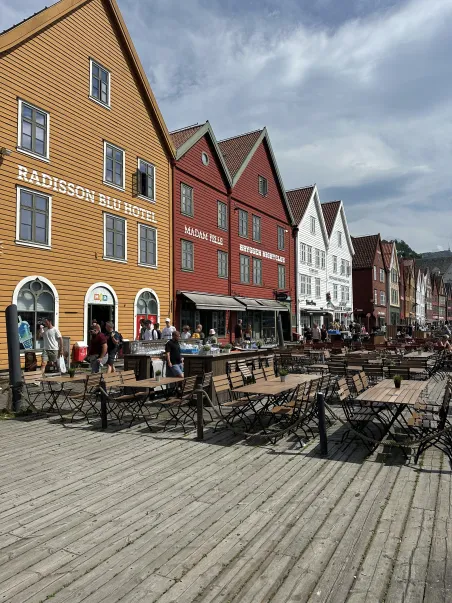 Affiche Bergen -  Quais de Bryggen (5)