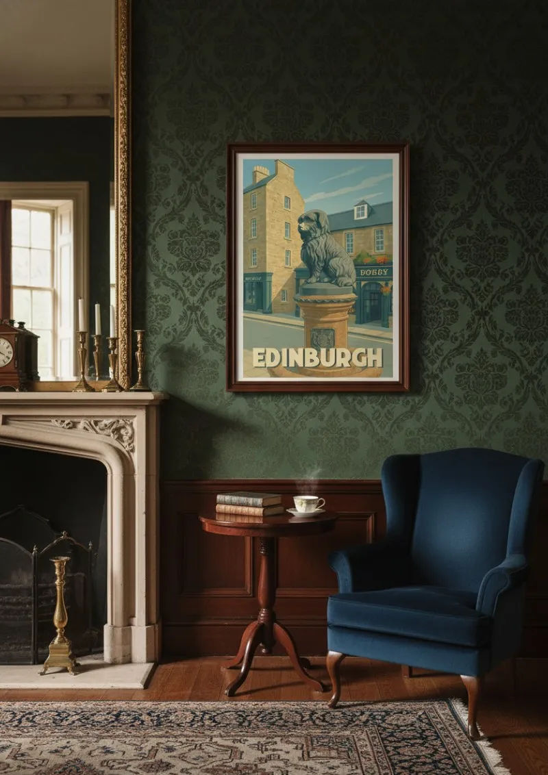 Affiche Édimbourg - Statue Greyfriars Bobby (3)