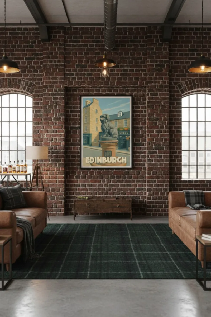 Affiche Édimbourg - Statue Greyfriars Bobby (2)