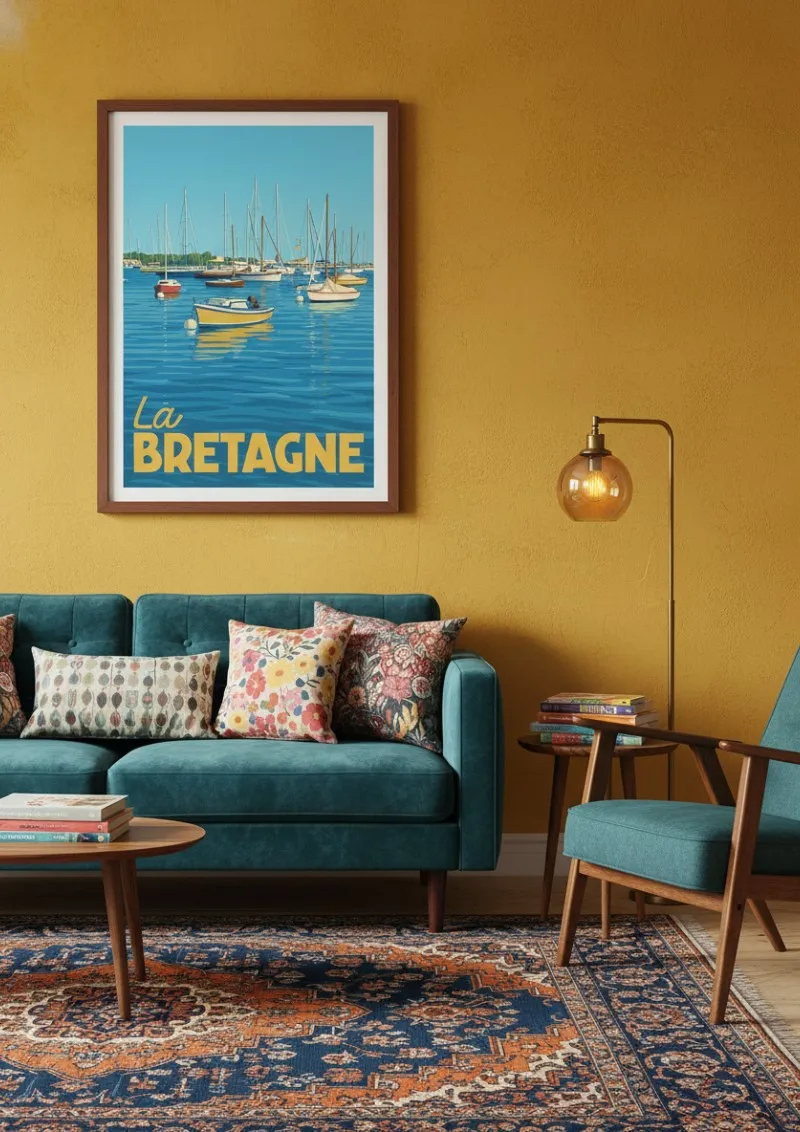 Affiche Bretagne - Port de Plaisance (4)