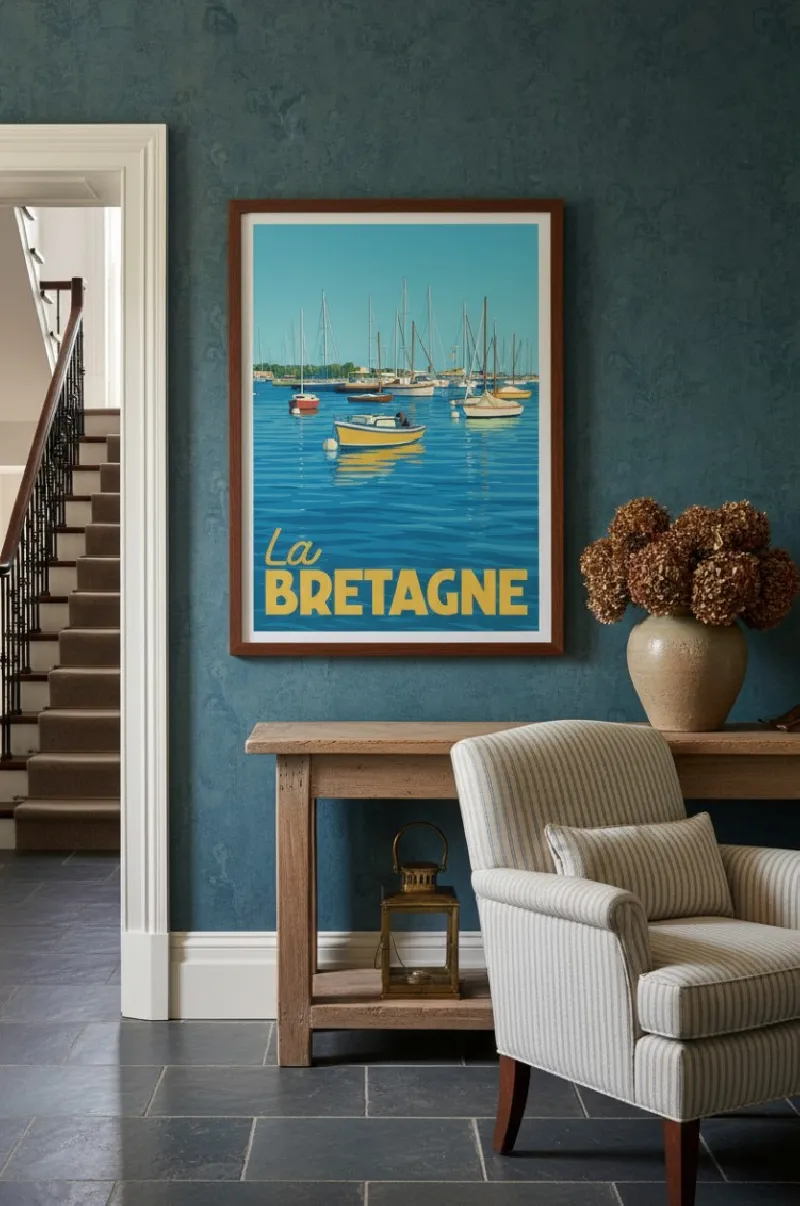Affiche Bretagne - Port de Plaisance (3)