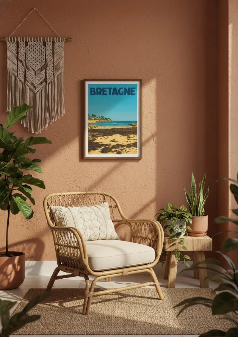 Affiche Bretagne -  Bord de Mer (4)