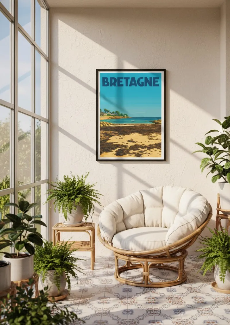Affiche Bretagne -  Bord de Mer (3)