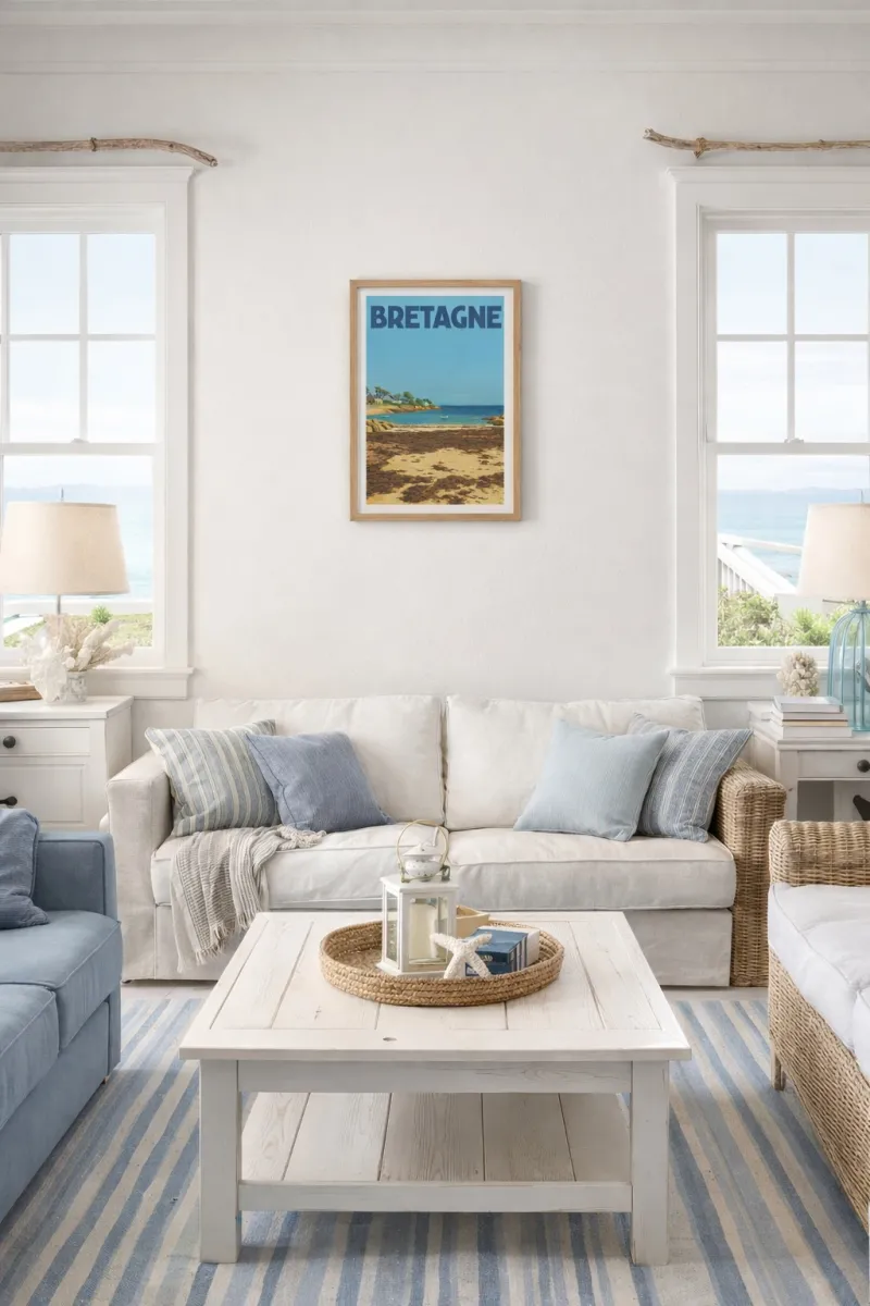 Affiche Bretagne -  Bord de Mer (2)