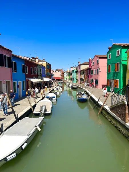 Affiche Burano -  Canal et Maisons Colorées (5)