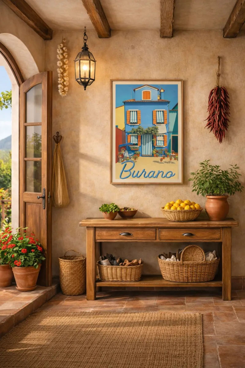 Affiche Burano - Maison Bleue (3)