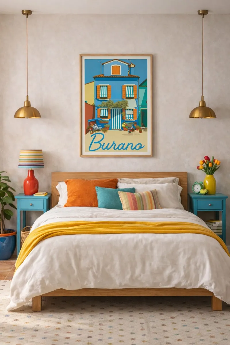 Affiche Burano - Maison Bleue (4)