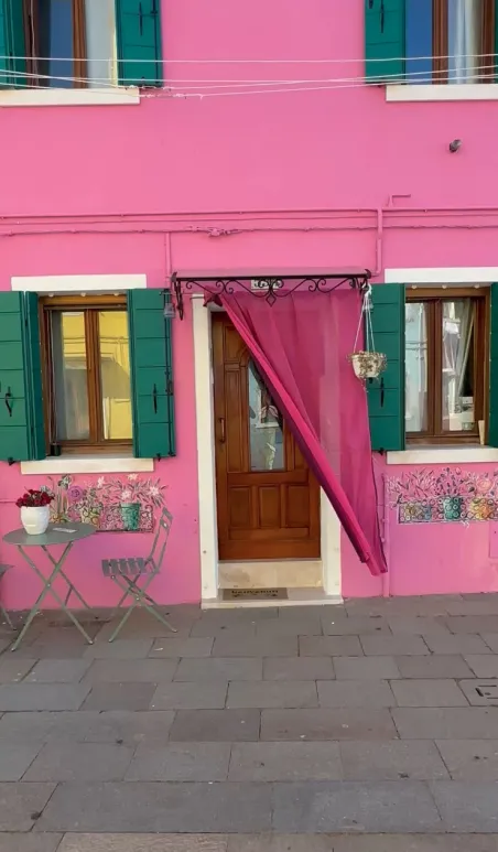 Affiche Burano - La maison rose (5)