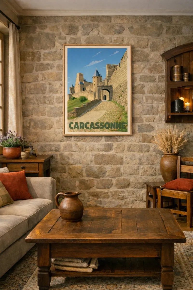 Affiche Carcassonne - Cité Médiévale (3)