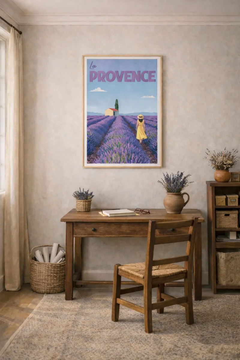 Provence Poster - Lavender Fields (4)