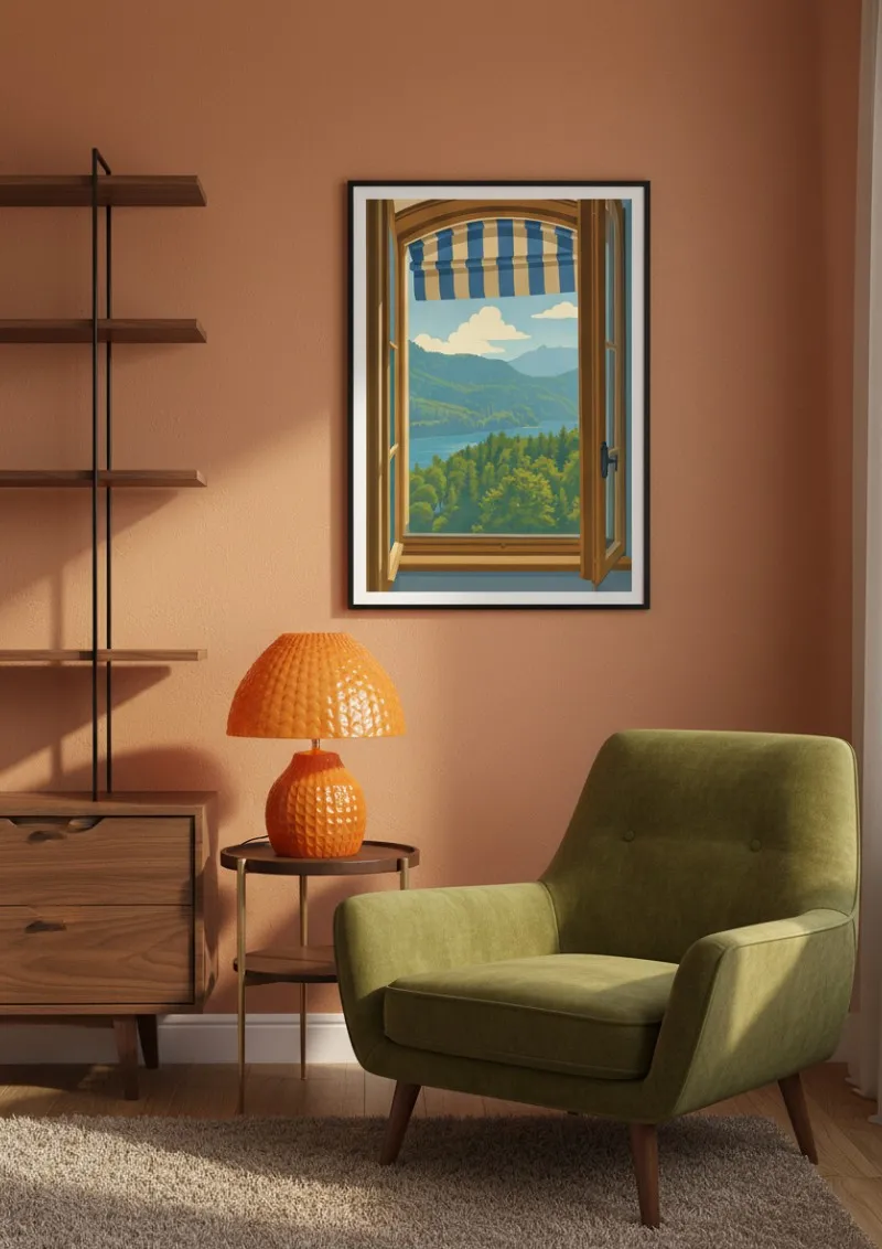 Affiche Hohenschwangau - Fenêtre sur le Lac (4)