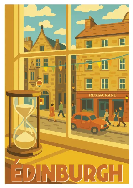 Affiche Édimbourg - Sur les traces d'un sorcier