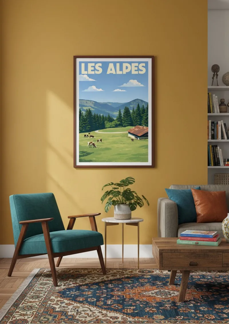 Affiche Les Alpes - Paysage de Montagne (3)