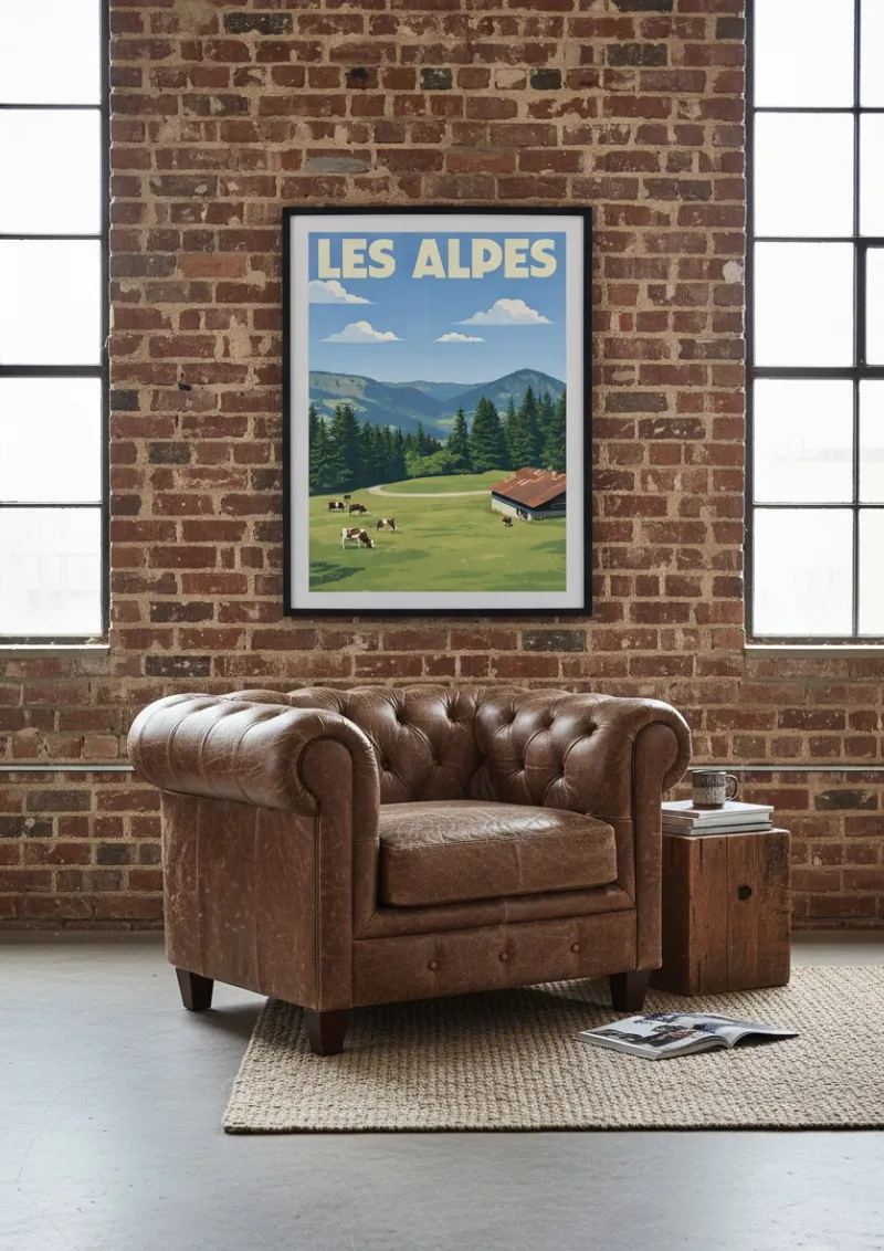 Affiche Les Alpes - Paysage de Montagne (4)