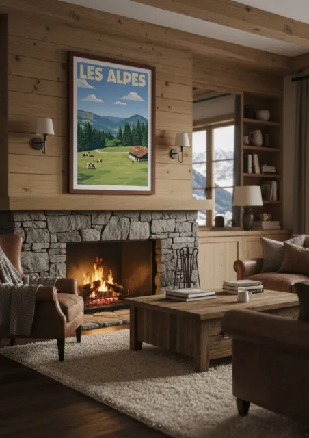 Affiche Les Alpes - Paysage de Montagne (2)