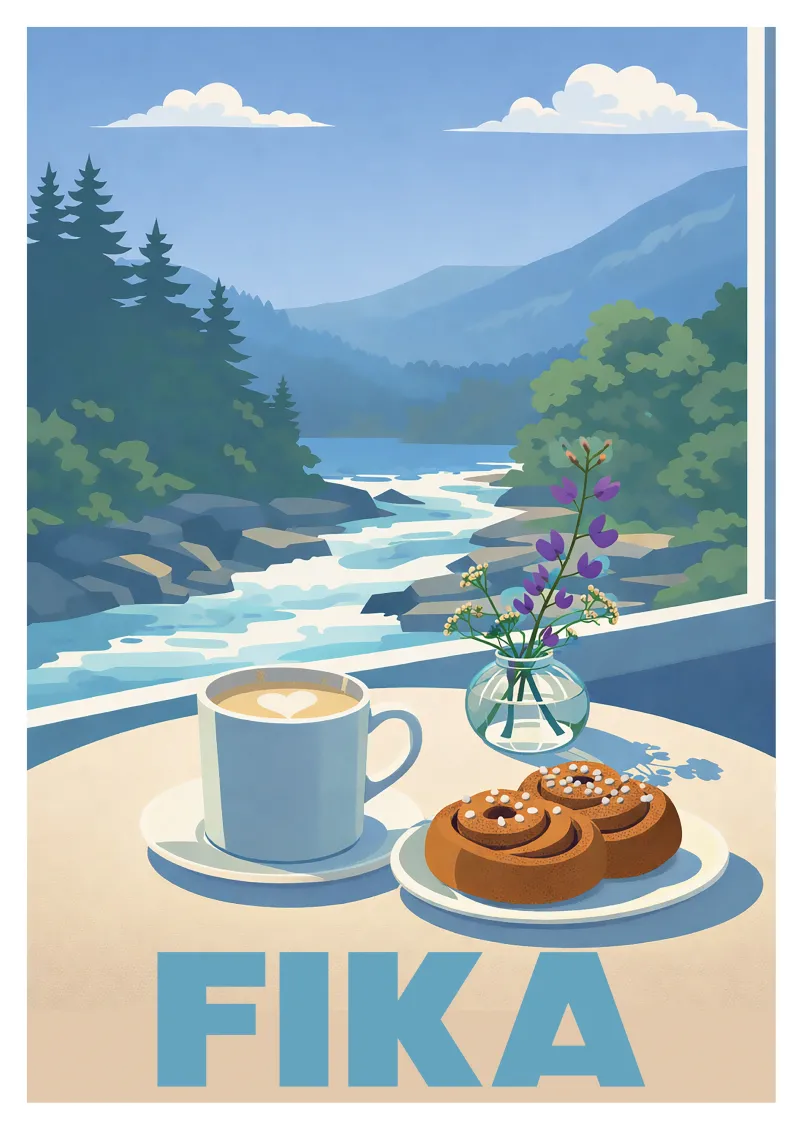 Sweden Poster - Fika Break