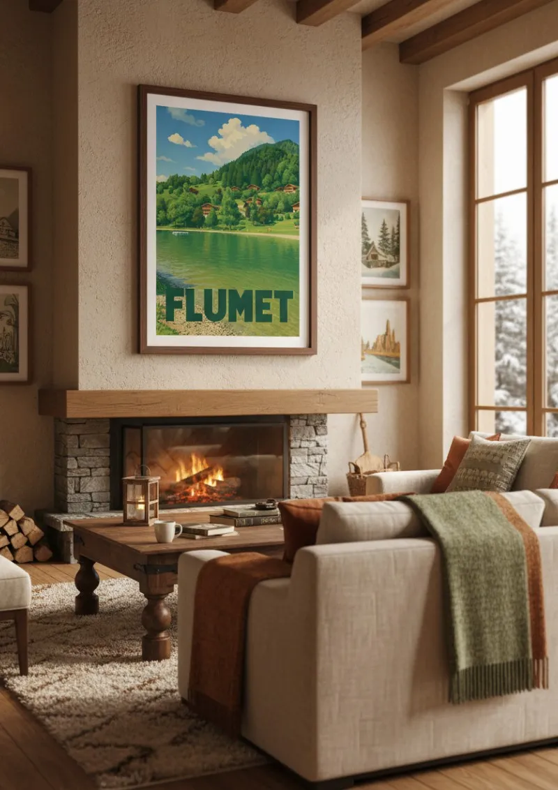 Affiche Flumet -  Lac de Montagne (2)