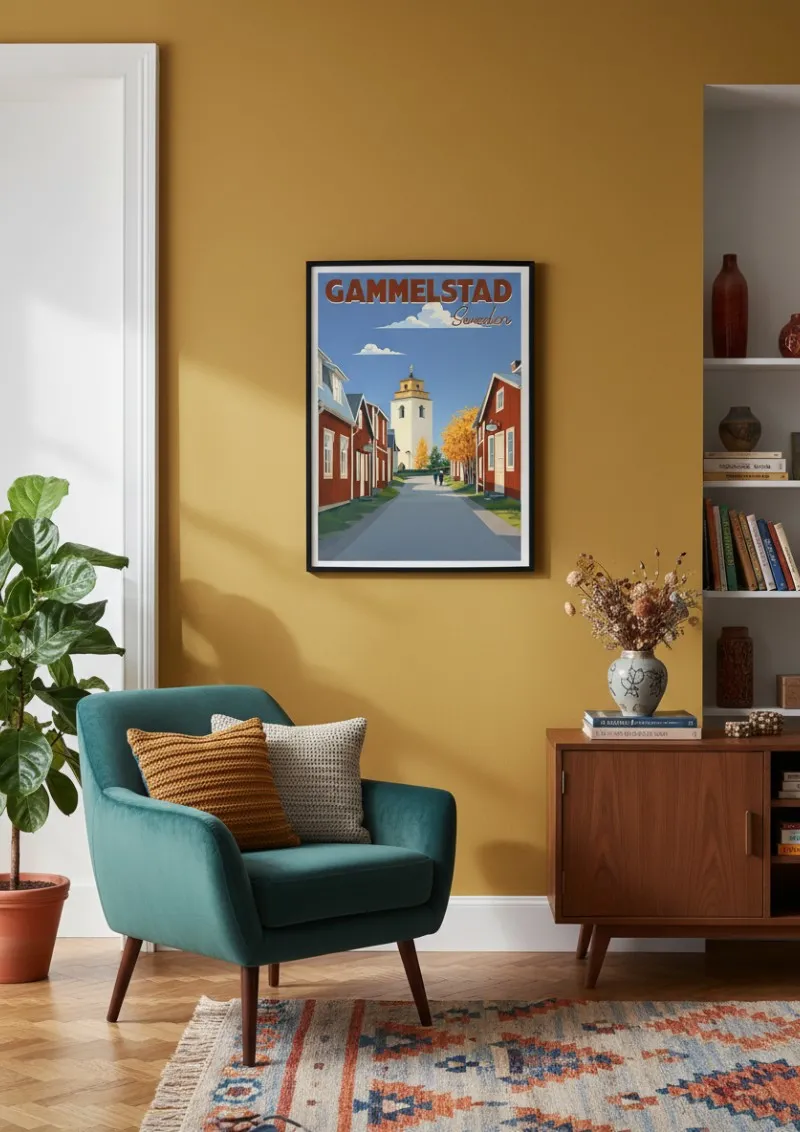Affiche Gammelstad - Village Suédois (3)