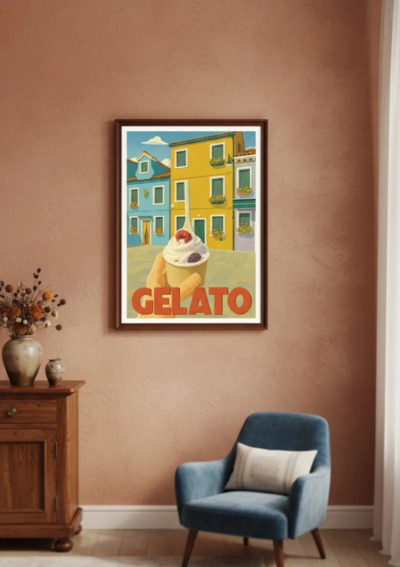 Affiche Burano -  Gelato (3)
