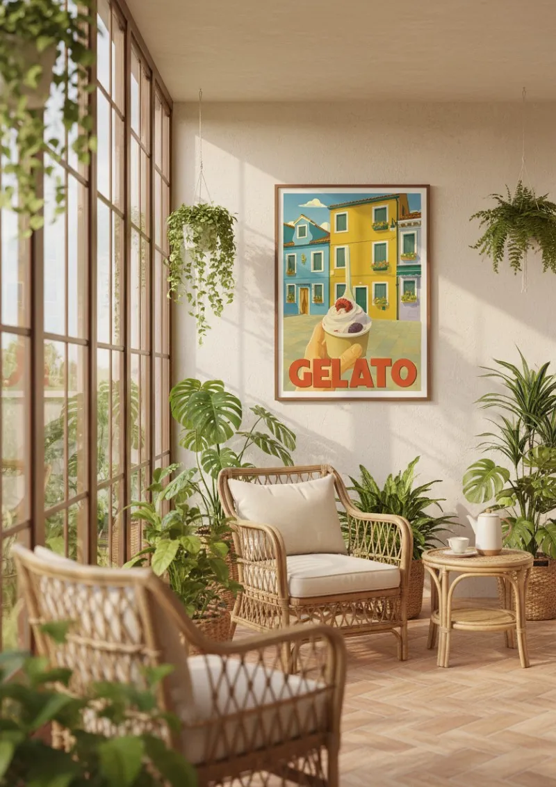 Affiche Burano -  Gelato (4)