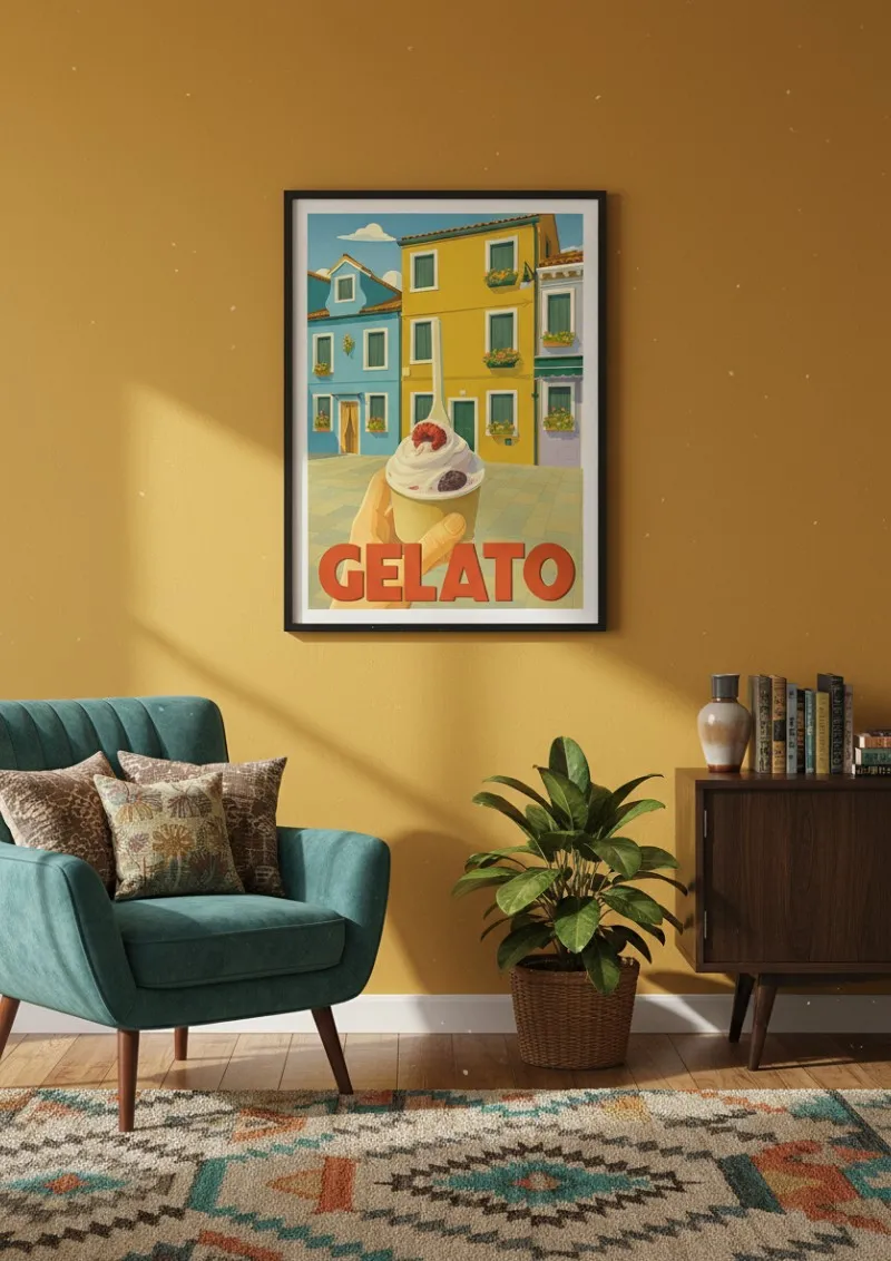 Affiche Burano -  Gelato (2)
